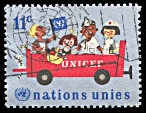 United Nations 163, used, 20th Anniversary of UNICEF