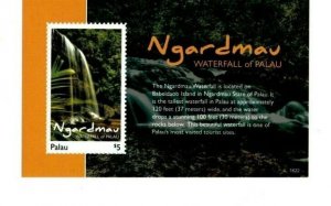 Palau - 2016 - Ngardmau Waterfall of Palau - Souvenir Sheet - MNH