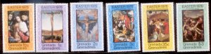 Grenada Grenadines 1976 SC# 167-72 Easter MNH-OG E28