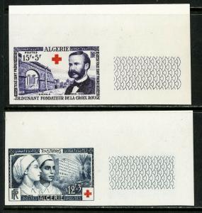 Algeria Stamps # B74-5 XF OG LH Imperfs