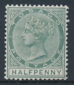 Tobago 1885-96 SG 20 ½d Dull Green Mint Hinged