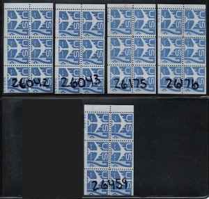 MALACK C51a F/VF to VF OG NH, Plate Number Pane, YOU..MORE.. c3794