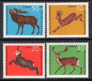 Germany B412-B415 Deer MNH VF