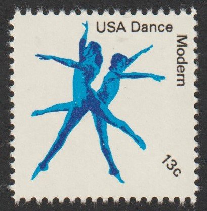 SC# 1752 - (13c) - American Dance, Modern, MNH single