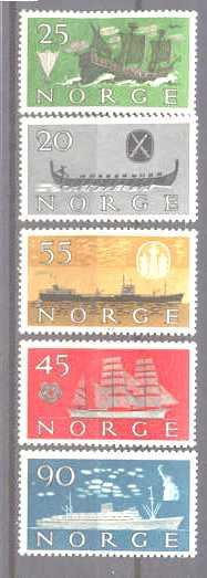 Norway 382-86 MNH Ships SCV12.25