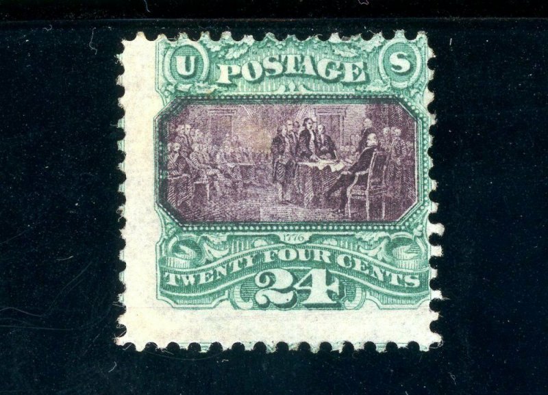 USAstamps Unused FVF US 1869 Pictorial Issue Scott 120 OG MHR With Grill 