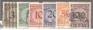 Germany, Scott #323-28, Used, complete set