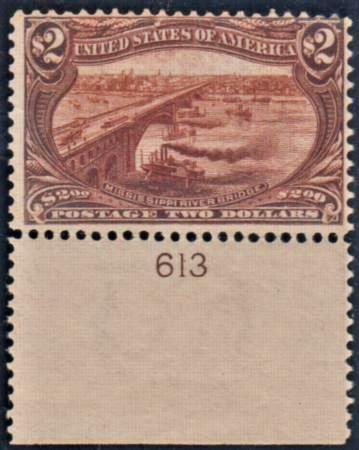 US 293 Early Commemoratives Fine Mint NH Pristine Plate # Single - PSE Cert, ...