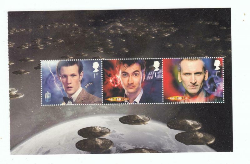 GB DOCTOR WHO THE NEW DOCTORS MNH BOOKLET PANE/SHEET PO FRESH