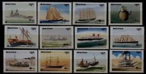 Bhutan 737-48 MNH Ships SCV24.90