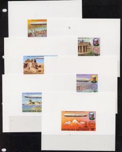 Malagasy Republic 1976 75th Anniversay of Zeppelin set of...
