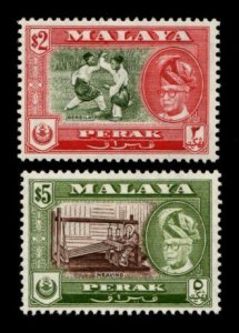 Malaya - Perak #136-137 Mint