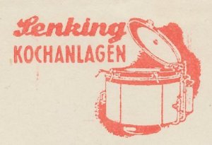 Meter cut Germany 1951 Cooking - Cauldron