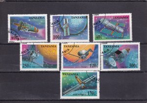 SA02 Tanzania 1994  Space Exploration used stamps
