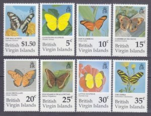 1991 British Virgin Islands 729-736 Butterflies 17,00 €