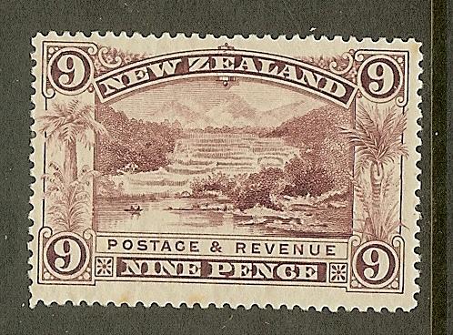 New Zealand, Scott #80, 9p Pink Terrace, MH