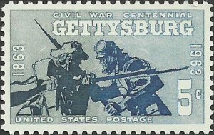 # 1180 Mint Never Hinged ( MNH ) GETTYSBURG    