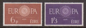 Ireland  #175-176   MNH  1960  Europa  symbolic wheel