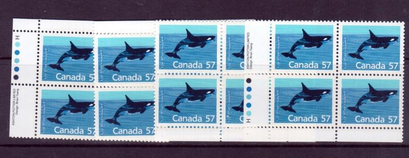 Canada #1173i Very Fine Never Hinged Match Set