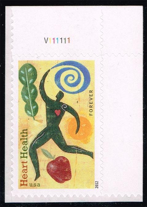 US #4625 Heart Health P# Single; MNH (1.00)