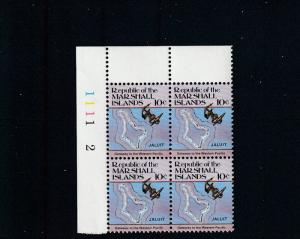 Marshall Islands  Scott#  38  MNH  Block of 4