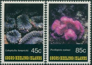 Cocos Islands 1992 SG276 Corals part set MNH