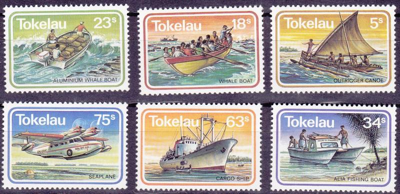 TOKELAU 1983 Transport UHM set