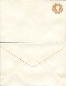 ES84 1/- Brown Stamped to Order Envelope Mint