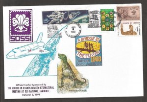 1993 Boy Scout National Jamboree SOSSI Fort AP Hill space shuttle Tyrannosaurus