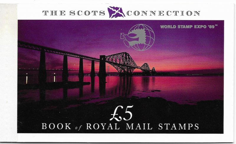 GB BK 153  1989  prestige booklet vf mint nh  The Scots 