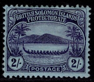 BRITISH SOLOMON ISLANDS EDVII SG15, 2s purple/blue, M MINT. Cat £50.