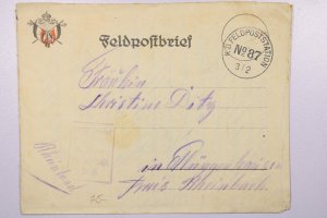 Germany 1916 Cacheted Feldpost Letter Card - L40503