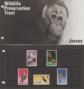 Jersey Scott# 217-21 QEII VF MNH Presentation Pack