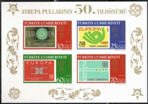 Turkey 2986 - Mint-NH - Europa Stamps on Stamps (Imperf) (2005) (cv $13.50)