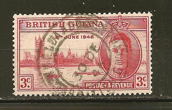 British Guiana 242 Peace Issue Used