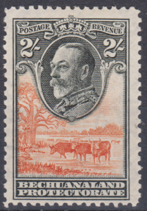 BECHUANALAND 1932 MINT OG 2/- SG106 BEAUTIFUL STAMP