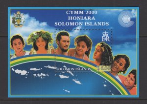 Solomon Islands #894   (2000 Youth Minister's Meeting sheet) VFMNH CV $7.75