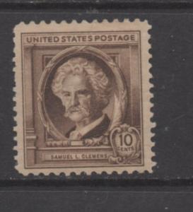 Scott#  863  unused  hinged   single