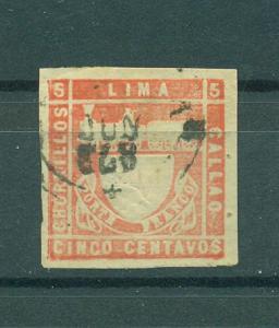 Peru sc# 19 used cat value $42.50