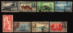 Barbados Used Scott 216 - 223