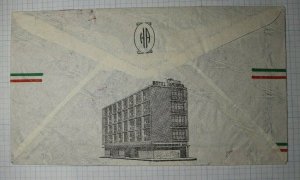 Mexico Hotel Avenida Chihuahua Stationary Airmail 80c Logo Sc# C194 or C213