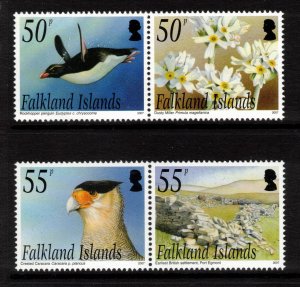 FALKLAND ISLANDS 2007 Saunders Island; Scott 942-43, SG 1083a, 1085a; MNH