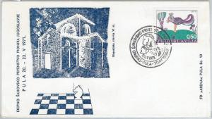 59594  -  Yugoslavia - POSTAL HISTORY:  SPECIAL POSTMARK on COVER - 1971 - CHESS