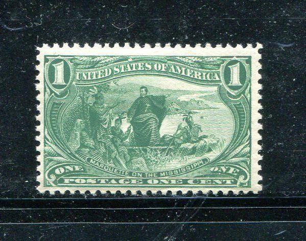 USA--#285 MH--Father Jacques Marquette--1898 gum discrepancy   x18516