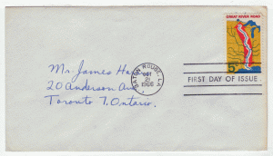 USA First Day Cover # 1319 - Grand River Road, Mississippi