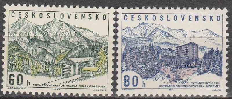 Czechoslovakia #1223-4  MNH F-VF  (V2642)