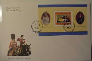 INDIAN OCEAN 1997 SHEETLET FDC