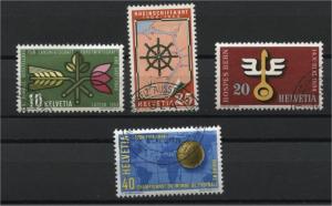 SWITZERLAND, COMMEMORATIVES 1954 USED WITH SPECIAL CANCEL!	