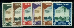 TRIPOLITANIA #73-8 Complete set, og, NH, VF, Scott $125.00