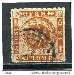 Denmark 1858 SC 7 MI 7 Used